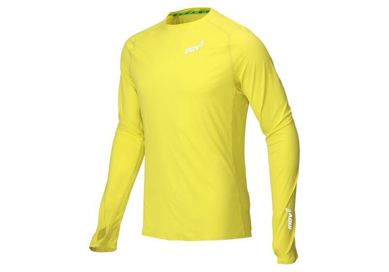 Koszulka Inov-8 Base Elite 2.0 Long Sleeve Męskie Żółte JZQ-436721